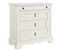 Jo's White Silhouette Four Drawer Chest