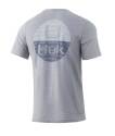 Men's Medium Sharkskin Heather Short Sleeve Horizon Lines T-Shirt