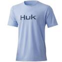 Extra-Large Coastal Sky Heather Huk Logo Short-Sleeved T-Shirt