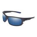 Matte Black/Smoke/Blue Mirror Huk Challenge Sunglasses