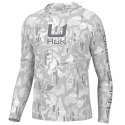 Apex Vert Icon Harbor Mist Long Sleeve Men's Fishing Hoodie, M