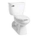 1.28 Gpf Quantum White Elongated SmartHeight Ada Rear-Outlet Floor Mount Toilet Combination