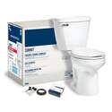 1.28-Gpf White Round Smart Height Summit Toilet Kit