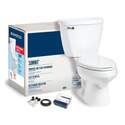 1.28-Gpf White Elongated Two-Piece Summit Toilet Kit