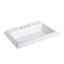 Brentwood, 22x18-Inch, White, Drop-In Lavatory