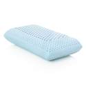 Queen Blue Zoned Gel Dough Memory Foam Pillow