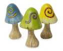 Spiral Mushrooms, Assorted Colors
