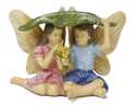 Caught In The Rain Fairies Garden Decor