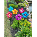 Glowing Oleander Garden Stake, Assorted Colors