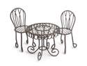 Miniature Fairy Garden Table And Chairs Bistro Set