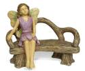 Fairy Girl Sitting On Bench