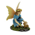 Feeding Friends Fairy Kneeling And Feeding A Bunny