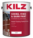 1-Gallon White Siding Fence And Barn Paint