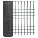 48-Inch X 100-Foot 14-Gauge Welded Wire Utility Fabric With 2-Inch X 4-Inch Mesh Spacing Black Vinyl Coated