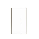 45 To 47-Inch X 68-Inch Manhattan Brushed Nickel Pivot Shower Door For Alcove