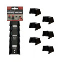 Black M12 Battery Mount, 6-Pack