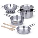 Let's Play House Stainless Steel Pots And Pans Play Set