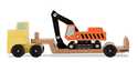 Trailer And Excavator Wooden Vehicles Play Set