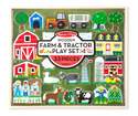Wooden Farm And Tractor Play Set
