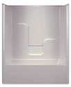 60-Inch White LH Fiberglass Endurance Tub/Shower Unit
