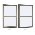 3540 Series 32 X 48-Inch Clay Vinyl Low-E Single Hung Divided Lite Window