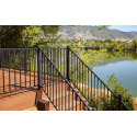 Excalibur®  Latitudes Stair Rail in Matte Black, 6 Foot X 34 Inch