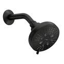 Matte Black 5-Inch Diameter 8-Set Showerhead