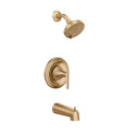 Findlay™ Bronzed Gold 1-Handle Tub & Shower Trim Kit - 8-Function Showerhead, 1.75 GPM, Posi-Temp® Pressure Valve Included