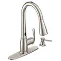 Spot Resist™ Stainless Haysfield™ 1-Handle High-Arc Pull-Down Kitchen Faucet