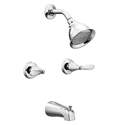 Adler™ Chrome 2-Handle Tub & Shower Trim Kit - 1-Function Showerhead, 1.75 GPM, Valve Included