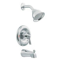 Banbury® Chrome 1-Handle Tub & Shower Trim Kit - 1-Function Showerhead, 1.75 GPM, Posi-Temp® Pressure Valve Included