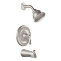 Banbury® Brushed Nickel 1-Handle Tub & Shower Trim Kit - 1-Function Showerhead, 1.75 GPM, Posi-Temp® Pressure Valve Included