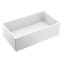 Fireclay, 33 x 19 x 10-Inch, Single Bowl, Apron Front Sink