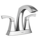 Lindor™ Chrome 2-Handle Bathroom Sink Faucet With Drain, 4 in. Centerset - WaterSense® Certified