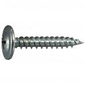 Lath Screw — #8-18 x 1 in. L, Zinc, 80-Pack