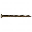 Saberdrive Interior Wood Screw — #12 x 3 in. L, Yellow Zinc, 4-Pack