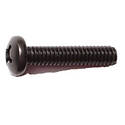 Machine Screw — 1/4 in.-20 x 1-1/2 in. L, Black Oxide, 10-Pack