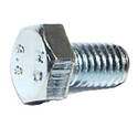Class 8.8 Coarse Hex Cap Screw — 6mm-1.00 x 50mm, Zinc, 15-Pack
