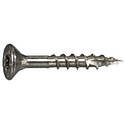 Saberdrive Exterior Deck Screw — #9 x 1-1/4 in. L, Stainless Steel, 45-Pack