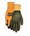 Men's Large Orange Max Grip Work Glove
