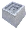 11 X 11 X 8-Inch Concrete Deck Block