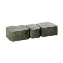 15.75 X 5.25 X 3-Inch Haloedge Straight Gray Concrete Edge Stone