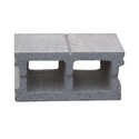 8-Inch X 8-Inch X 16-Inch Hollow Gray Concrete Block