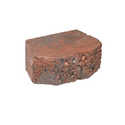 8-Inch Charcoal Red Lodgestone Wall Block