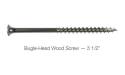 #10 X 3-1/2-Inch 305-Stainless Steel T25 6-Lobe Bugle Head Wood Screw 1000-Count
