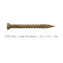 #7 X 1-1/2-Inch Tan T10 6-Lobe Trim Screws 100-Count