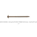 4-Inch 5/16 Hex Strong-Drive SDWH TIMBER-HEX Screw