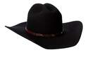 7-Inch Black 2x Lone Star Wool Western Hat