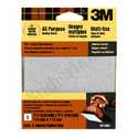 4-1/2x4-1/2 In Medium Grit Adhesive Backed Palm Sander Sheet 5-Pack