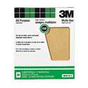 9 x 11-Inch 80-Grit Tan Aluminum Oxide All Purpose Sand Paper, 25-Pack 
